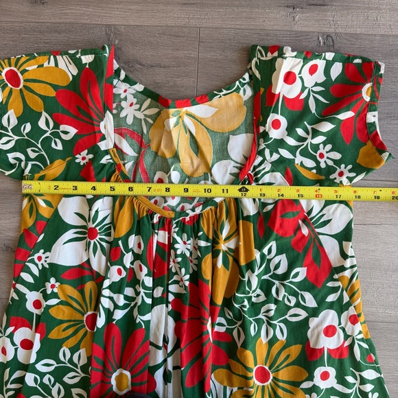 Floral Maxi Dress with Ruffle Sleeves - Picture 2 of 4